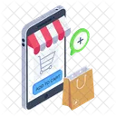 Add To Cart Add To Shopping Mobile Shopping Icon