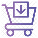 Cart Commerce Download Icon