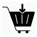 Handcart Pushcart Add To Cart Symbol