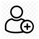 Add User Add Customer Login Icon