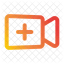Add Video Call Conference Recording Icon