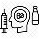 Addiction Mental Health Dependency Icon