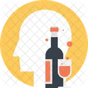 Addiction Alcohol Bottle Icon