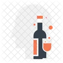 Addiction Alcohol Bottle Icon