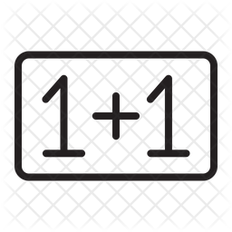 Addition Icon - Download in Line Style