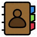 Address Book Contacts Notebook Icon