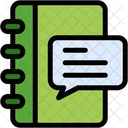 Address Book Book Chat Notebook Icon