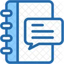 Address Book Book Chat Notebook Icon