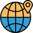 Address Marker Geolocation Global Locationing System Icon