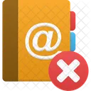 Addressbook delete  Icon