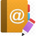 Addressbook edit  Icon