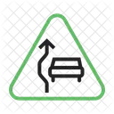 Adelantar Trafico Signo Icono