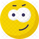 Adelgazamiento Emoticonos Guino Sonriente Icono