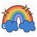 Adesivo Lgbtq Igual Arco Iris Icon