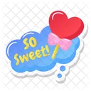 Doce Doce Pirulito De Coracao Doce De Coracao Icon