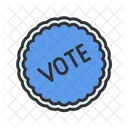 Adesivo De Voto Eleicao Votacao Icon