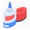 Adhesive Liquid Glue Container Glue Bottle Icon