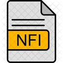 Nfi Arquivo Formato Ícone