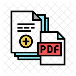 Adicionar arquivo pdf  Ícone