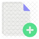 Adicionar Arquivos Novo Arquivo Novo Documento Ícone