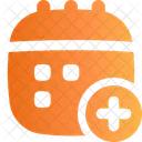 Adicionar Calendario Adicionar Hora E Data Ícone