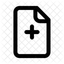 Adicionar Documento Interface Web Ícone