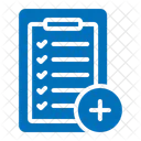 Adicionar Tarefas Arquivos Lista De Verificacao Ícone