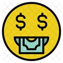 Rico Feliz Dinero Icono