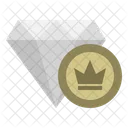 Ricos Riqueza Diamante Icono