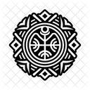 Adinkra Kunst Motiv Stammes Symbol