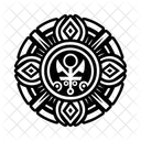 Adinkra Kunstwerke Motive Tribal Symbol
