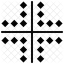 Adinkra Symbol Altes Afrikanisches Stammessymbol Symbol