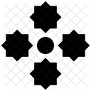 Adinkra Symbol Altes Afrikanisches Stammessymbol Symbol