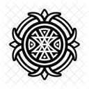 Adinkra Zeichen Adinkra Tatowierung Stammes Symbol