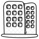 Adjacent Buildings Adjoining Icon