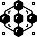 Adjacente Abstrato Padrao Ícone