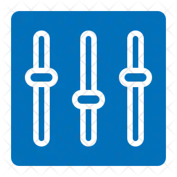 Adjust Icon - Download in Colored Outline Style