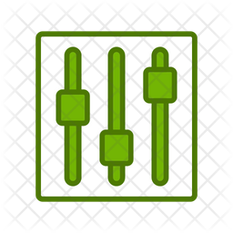 Adjust Icon - Download in Colored Outline Style