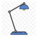 Lamp Table Blue Icon