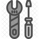 Adjustable Tool Adjustable Wrench Repair Icon