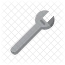Adjustable Wrench Tool Construction Icon