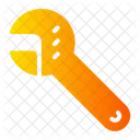 Adjustable Wrench Construction And Tools Work Tool Icon