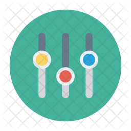 Adjustment Icon - Download in Flat Style