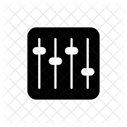 Adjustment Control Icon - Download in Glyph Style