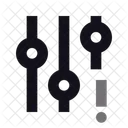 Adjustments Exclamation Adjust Setting Icon
