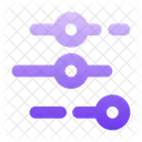 Adjustments Horizontal Icon