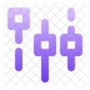 Adjustments Square Icon