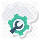 Admin Cloud Gears Icon