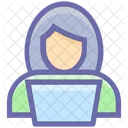 User People Laptop Icon