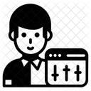 Admin Control Web Controller Web Equalizer Icon